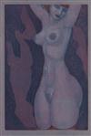 ERNST FUCHS Sphinx in Puppe.